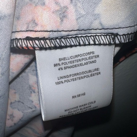 Suite 7 Black Floral Midi Dress - Picture 5 of 7